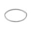 Picture of Pulsera plata rodio tubo redondo