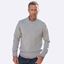 Foto de Jersey de punto grueso medio gris claro cuello redondo