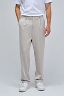 Foto de Pantalón chino de punto beige