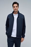 Foto de Chaqueta acolchada con mezcla de materiales azul oscuro - Salsa Jeans