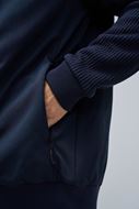 Foto de Chaqueta acolchada con mezcla de materiales azul oscuro - Salsa Jeans
