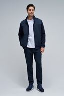 Foto de Chaqueta acolchada con mezcla de materiales azul oscuro - Salsa Jeans