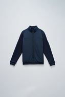Foto de Chaqueta acolchada con mezcla de materiales azul oscuro - Salsa Jeans