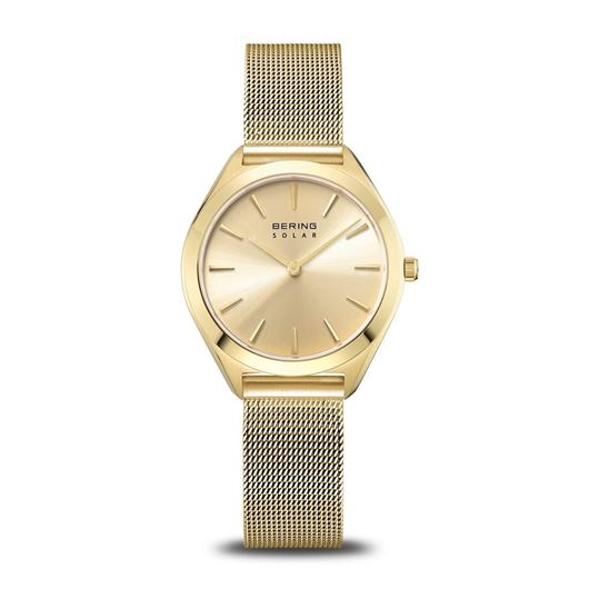 Foto de Reloj Bering Solar acero inoxidable dorado 31mm