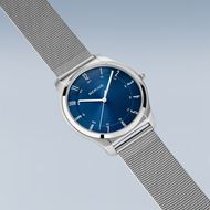 Foto de Reloj Bering ultraslim acero inoxidable esfera azul tornasolado 40mm