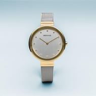Foto de Reloj Bering mujer clásico malla fina bicolor 34mm