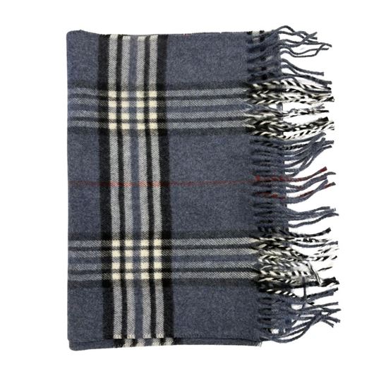 Picture of Boccola cuadro de gales azul gris y rojo 30x180cm