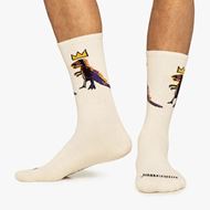 Foto de Calcetines Athletic Basquiat Pez Dispenser beige L