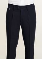 Foto de Pantalón slim confort afranelado con pinza delantera y cinturilla ancha