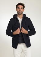 Foto de Americana super slim fit con capucha desmontable y pecherín acolchado