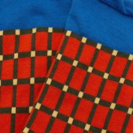 Foto de Calcetines Evelina Kroon Orange Pattern Talla M