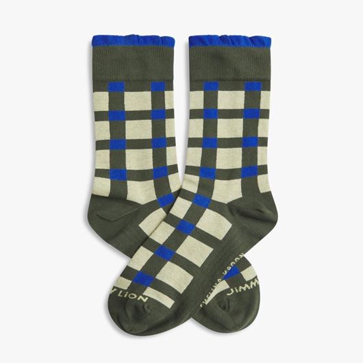 Foto de Calcetines Evelina Kroon Green Pattern Talla L