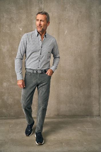 Foto de Pantalón de pana gris para hombre
