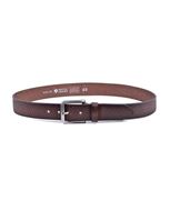 Foto de Cinturón en piel de vacuno color marrón