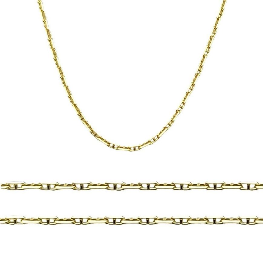 Foto de Cadena de oro amarillo 18kt eslabón travesino, grosor 0,40mm, longitud 40cm