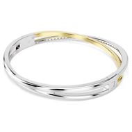 Foto de Brazalete Hyperbola, Talla redonda, Blanco, Combinación de acabados metálicos, L