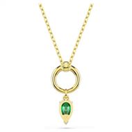 Foto de Gargantilla Mesmera, Tallas mixtas, Verde, Baño tono oro