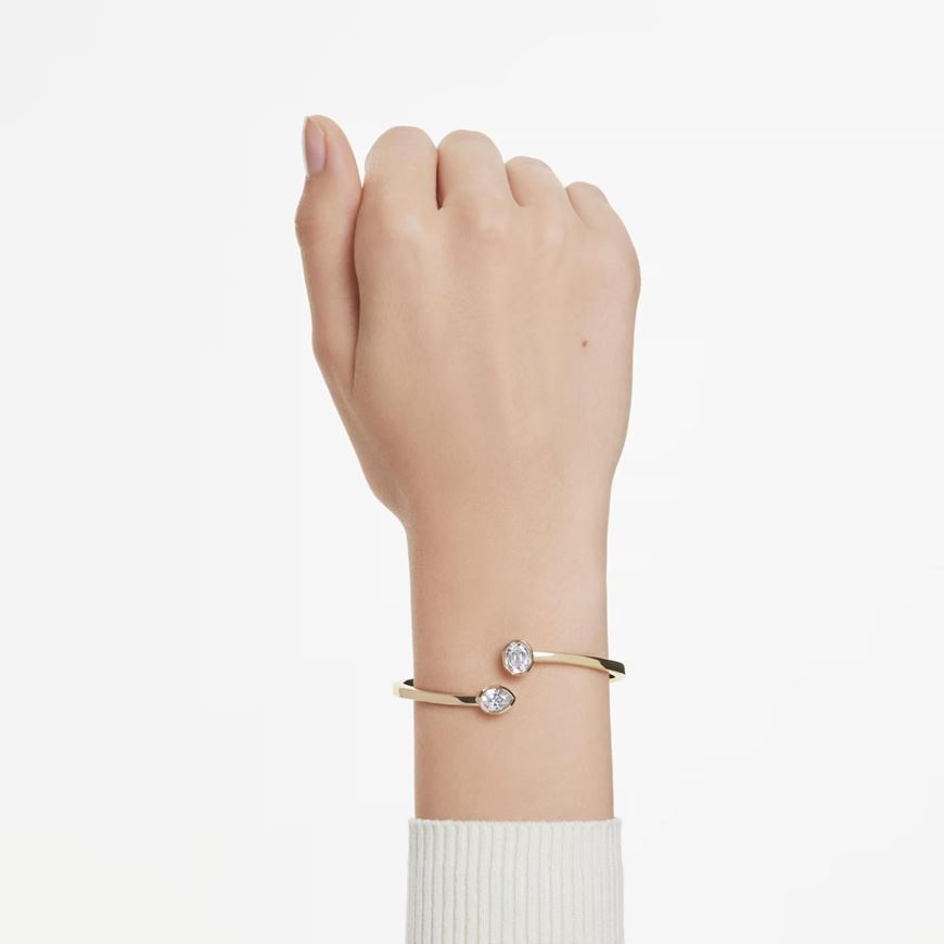 Foto de Brazalete Imber Tallas mixtas, Blanco, Baño tono oro