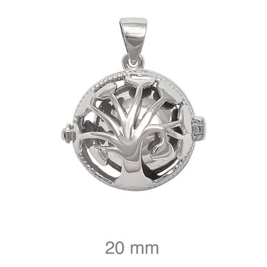 Foto de Colgante de plata llamador de ángeles