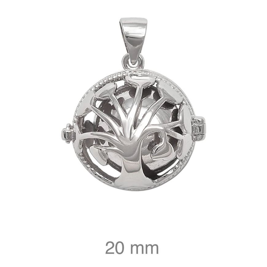 Foto de Colgante de plata llamador de ángeles