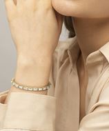 Foto de Pulsera Lacoste mujer Duchess en acero dorado