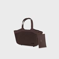 Foto de Bolso Cluse Tote Bag Mini con textura marrón chocolate