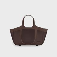 Foto de Bolso Cluse Tote Bag Petite con textura marrón chocolate 