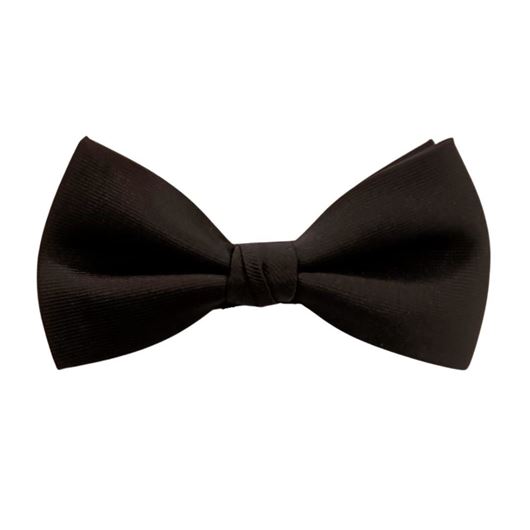 Foto de Pajarita microfibra negra