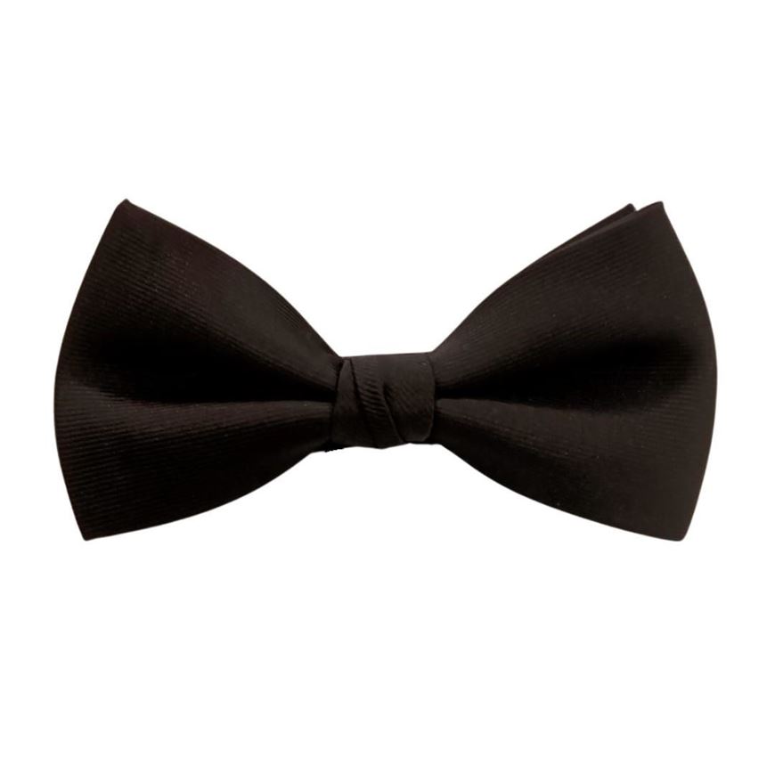 Foto de Pajarita microfibra negra