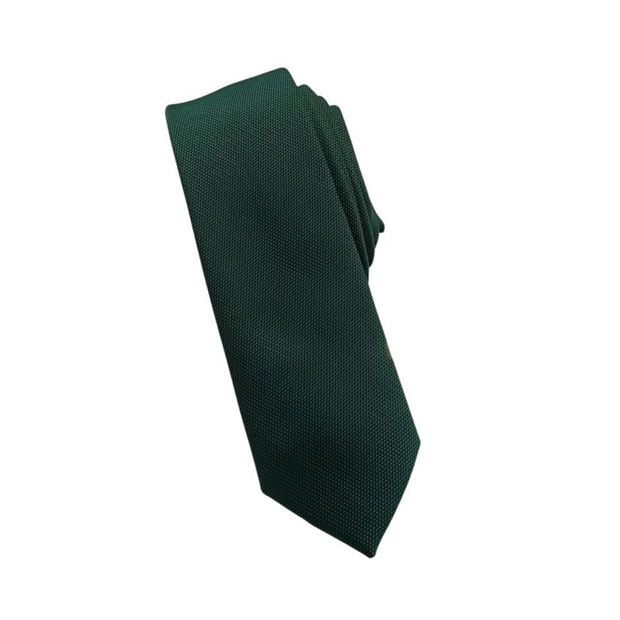 Foto de Corbata microfibra falso liso verde
