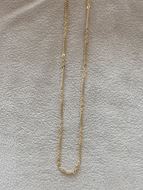 Foto de Cadena oro amarillo 18kt, 45cm, eslabón fantasía