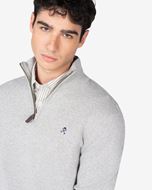 Foto de Jersey de punto Icon Zipper color gris claro
