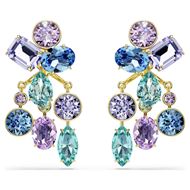 Foto de Pendientes ear jacket Gema multicolor baño oro