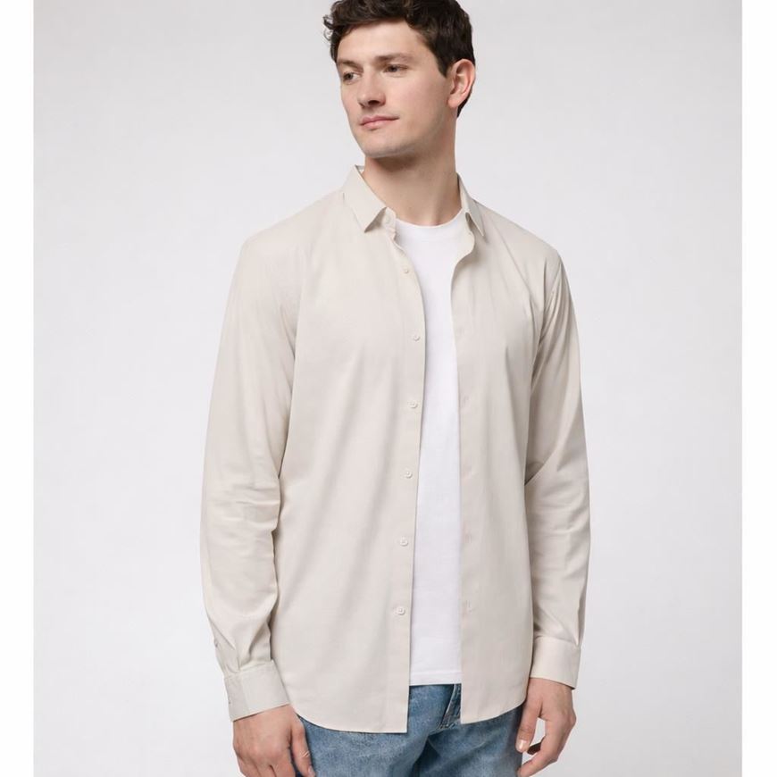 Foto de Camisa  super-stretch beige