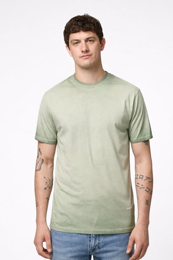 Picture of Camiseta algodón lavado verde salvia