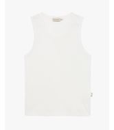 Foto de Camiseta tirantes canalé blanco