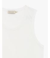 Foto de Camiseta tirantes canalé blanco