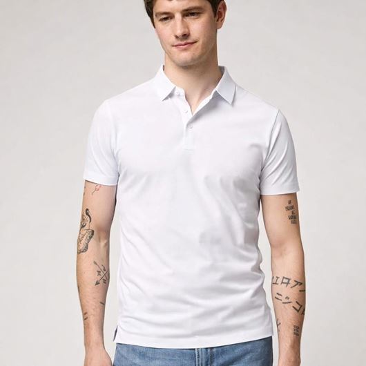 Foto de Polo Tech blanco 