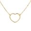 Foto de Gargantilla oro amarillo 18kt con silueta corazón