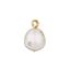 Foto de Colgante oro amarillo 18kt perla oval con circonitas