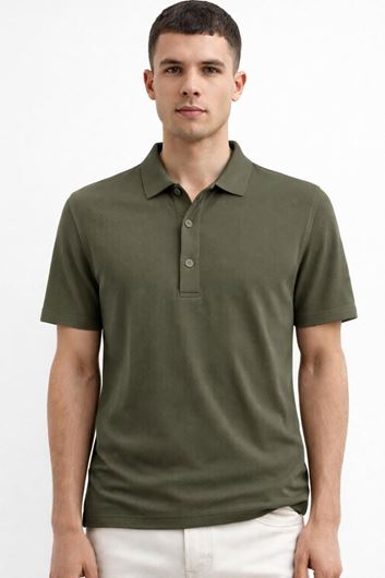 Foto de Polo tejido técnico Slim Fit color military