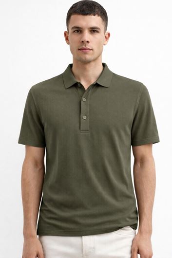 Foto de Polo tejido técnico Slim Fit color military