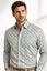 Foto de Camisa Regular Fit estampado geométrico verde