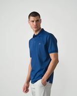 Foto de Polo punto 100% algodón mercerizado azulón