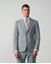 Foto de Traje Slim Fit milrayas gris