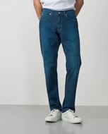 Foto de Tejano elástico fino azul medio regular fit