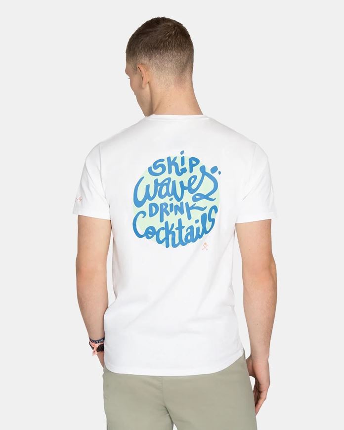 Foto de Camiseta Wave & Sip White