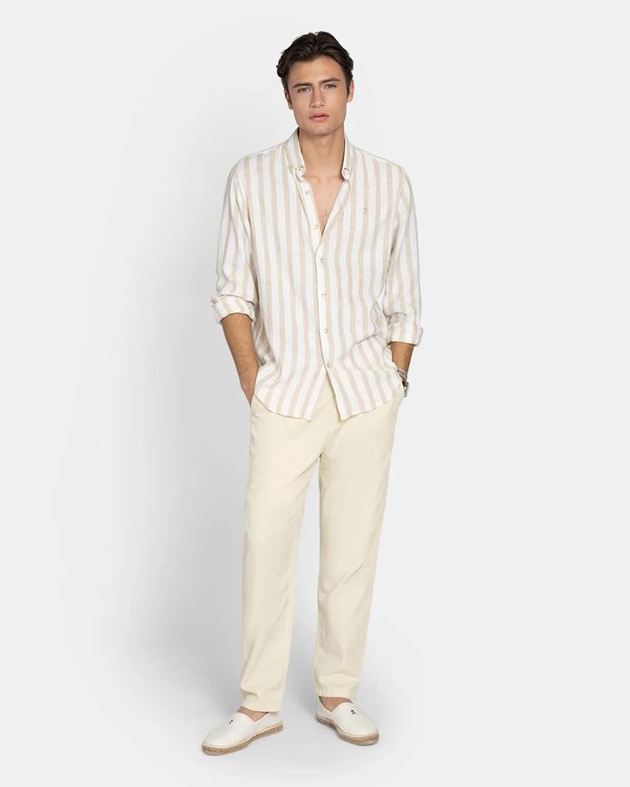 Foto de Camisa Spiked Stripe  Light Camel