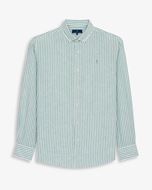 Foto de Camisa Striped Linen Green Tide