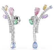 Foto de Pendientes Ariana Grande x Swarovski Tallas mixtas, Multicolores, Baño de rodio